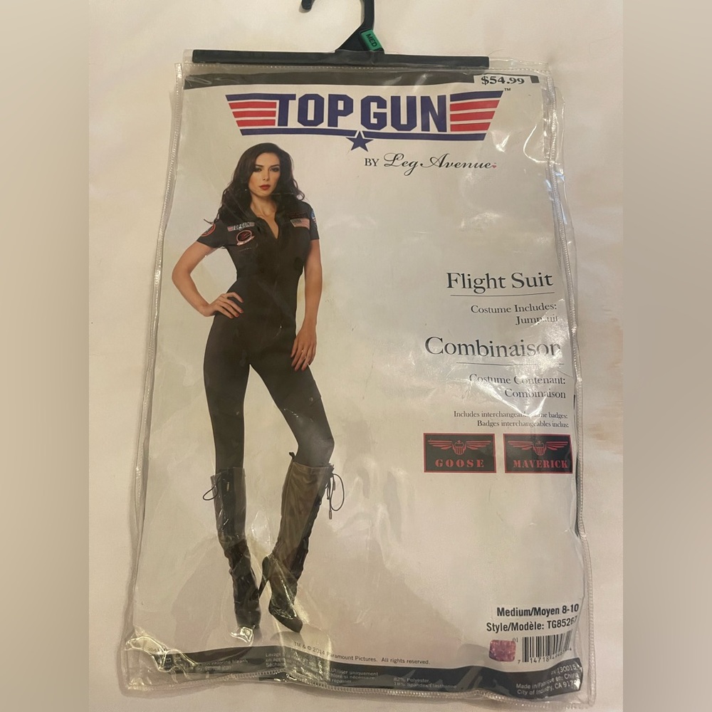 Womens Top Gun Halloween costume